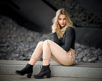 Model, women, girl, hair HD wallpaper