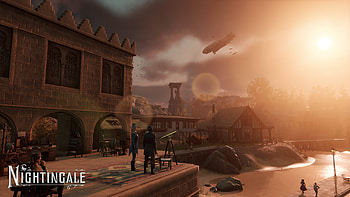 Nightingale Sunset Ambience, video game, Nightingale HD wallpaper
