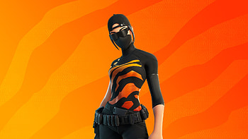 Scarlet Commander Fortnite Skin Orange Background Fortnite HD wallpaper