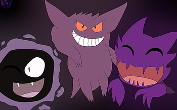 Gengar , Dark Aesthetics, Ghostly Backgrounds, Sinister Charisma HD wallpaper