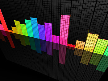 Abstract, Multicolored, Motley, Surface, Equalizer HD wallpaper