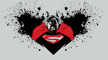 Superman Red , superman, superheroes, artwork HD wallpaper