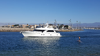 Boating in Southern California, Reflections, Boats, Water, Harbor, California, Sky HD wallpaper