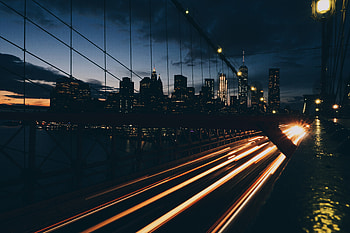 Light Trails Highway, highway, light, trails, graphy HD wallpaper