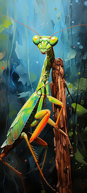 Praying Mantis Insect, insect, Animal HD phone wallpaper
