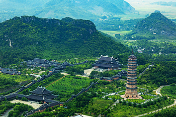 Landscape, Cities, View From Above, Trangan, Bai Ding HD wallpaper