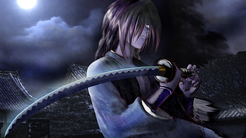 Rurouni Kenshin Himura with Katana - Anime, katana, Kenshin Himura, Anime, Rurouni Kenshin HD wallpaper