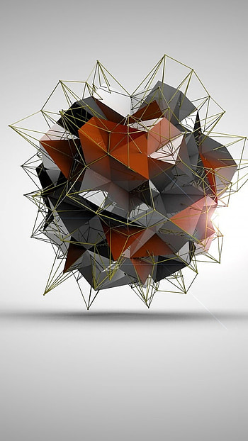 4d, Structure Background, 4 d HD phone wallpaper