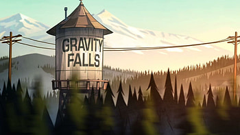 Gravity Falls Animation, Immersive , Gravity-infused art, Enigmatic charm HD wallpaper