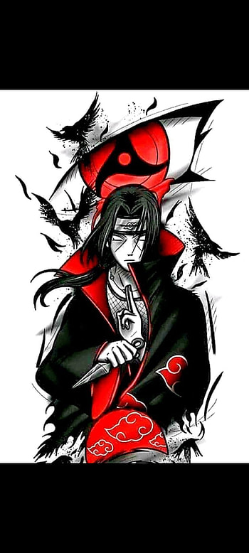 Itachi, naruto, art, anime HD phone wallpaper