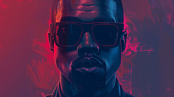 American Rapper with Sunglasses, rapper, Kanye West, music, American, sunglasses HD wallpaper