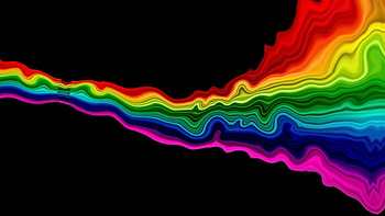 Vibrant rainbow, Stunning colors, Captivating display, Breathtaking HD wallpaper