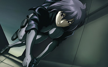 Ghost in the Shell, Anime , Cybernetic Enhancements, Futuristic Art HD wallpaper