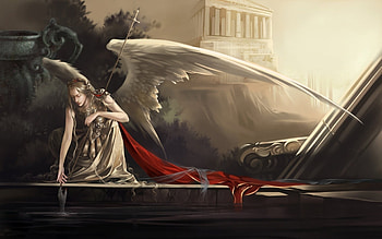 Fantasy, Angels HD wallpaper
