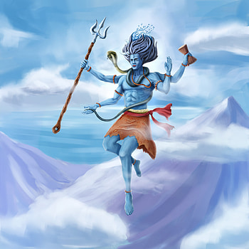 Lod shiva, cloud, sky, spiritual HD phone wallpaper