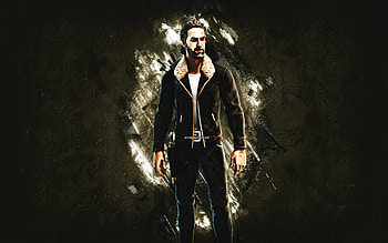 Fortnite Winter Rick Grimes Skin, Fortnite, main characters, green stone background, Winter Rick Grimes, Fortnite skins, Winter Rick Grimes Skin, Winter Rick Grimes Fortnite, Fortnite characters HD wallpaper