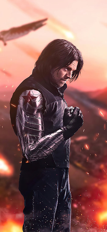 Sebastian Stan, Winter Soldier, Falcon and Winter Soldier HD phone wallpaper