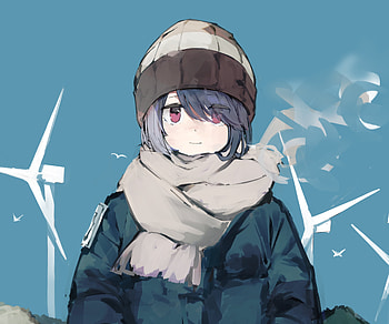 Rin Shima, Rin Shima, Anime, Laid-Back Camp HD wallpaper