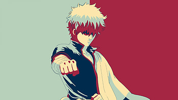 Gintama series, Sakata Gintoki, Fist HD wallpaper