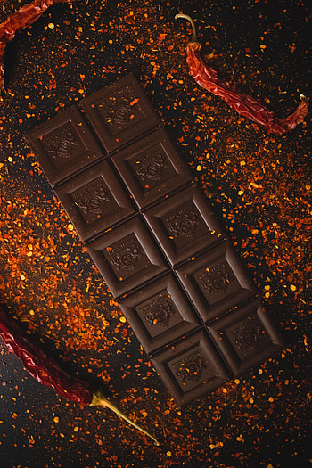 Food, Chocolate, Pepper, Desert, Crumbs, Chocolate Bar HD phone wallpaper
