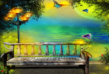 ...MOONLIGHT SHINING..., colorful, shadow, gentle, glow, cute, colors, digital art, reflections, artistic, butterflies, moonlight, animals, bright, trees, softly, butterfly designs, adorable, moons, bench, wings, sweet, dazzling, beautiful, creative pre-made, fantasy, pretty, cool, nature, tender touch, lovely, beam, splendor HD wallpaper