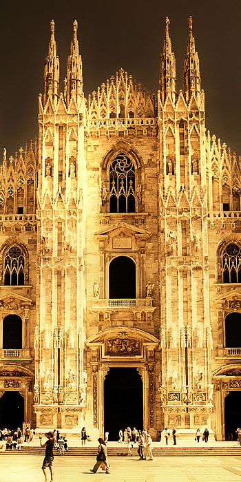 Milan Cathedral, Religious landmark, Italian city, Lombardy HD phone wallpaper