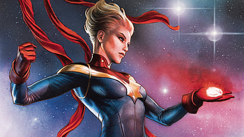 Captain Marvel Comic Book Art, captain-marvel, superheroes, artist, artwork, digital-art HD wallpaper