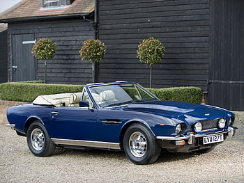 Aston Martin, Cars, Building, Side View, Cabriolet, V8, 1977 HD wallpaper