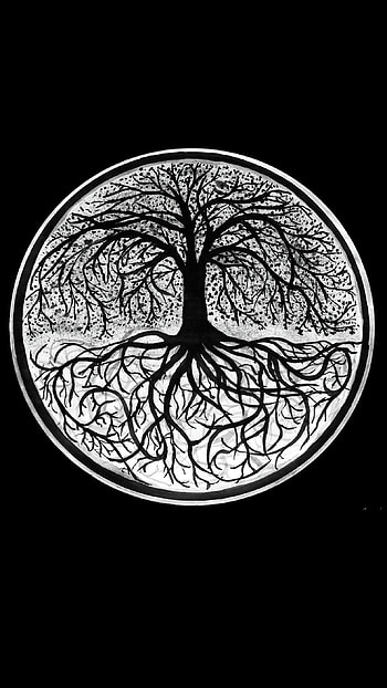Yggdrasil 2, norse, cool HD phone wallpaper