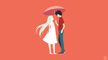 ... Menma x Jintan | Anohana Minimalist Anime by Lucifer012 HD wallpaper