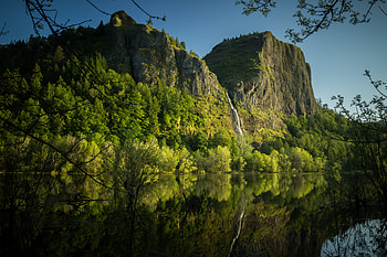 Nature, Water, Mountains, Rocks, Reflection HD wallpaper