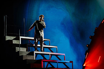 Nadir Rustamli, ESC 2022 rehearsal, Fade to Black, Azerbaijan HD wallpaper