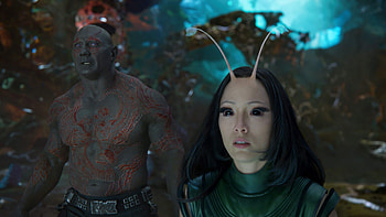 Mantis, Marvel , Vibrant background, Dynamic superhero HD wallpaper