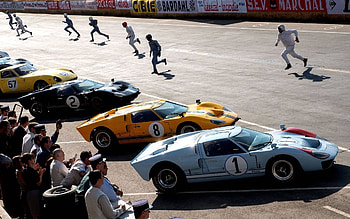 Ford v Ferrari, Cinematic , Tribute to racing legends, Powerful visuals HD wallpaper