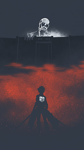 Attack on Titan, Eren Yeager, Colossal Titan, Anime HD phone wallpaper