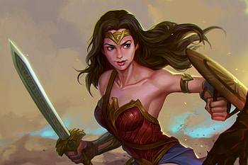 Superhero, dc comics, wonder woman HD wallpaper