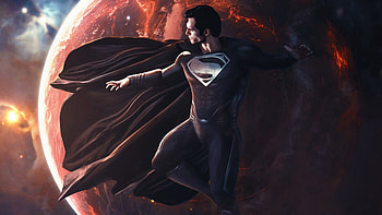 Black Superman , superman, superheroes, artist, artwork, digital-art, artstation HD wallpaper