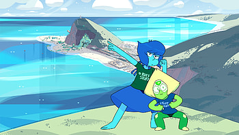 Anime Steven Universe Lapis Lazuli Peridot HD wallpaper