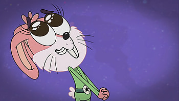 Rocket Monkeys — Cosmic Bunny, Cartoon HD wallpaper