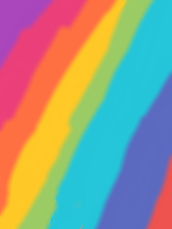 Rainbow, orange, aqua HD phone wallpaper