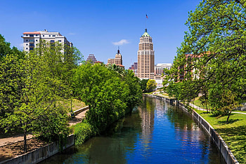 San Antonio Skyline, Home security systems, Alarm systems, City travel HD wallpaper