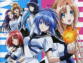 kampfer, Shizuku Sango, Akane Mishima, anime, Kaede Sakura, manga, Natsuru Seno, Mikoto Kondo HD wallpaper