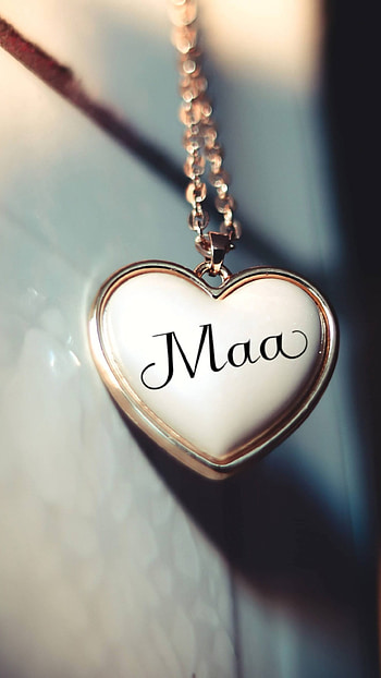 M Name, Maa, heart HD phone wallpaper