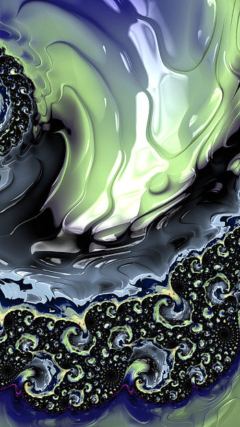 Trippy Psychedelic Fractal, Abstract, fractal HD phone wallpaper