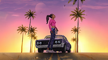 Lucia Gta Vi Protagonist, gta-6, gta-vi, gta, rockstar, games, xbox-games, ps5-games, pc-games, 2025-games, video-games, artstation HD wallpaper