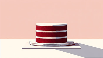 Red Velvet Cake, red velvet cake, cake, dessert, minimalist, red HD wallpaper