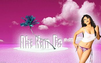 Nhi Kim Do, island, sexy, model, asian, hot, bikini, beach, babe HD wallpaper