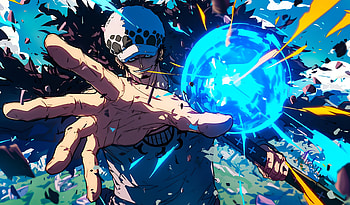 Trafalgar Law — Blue Surge | One Piece, Blue Anime HD wallpaper