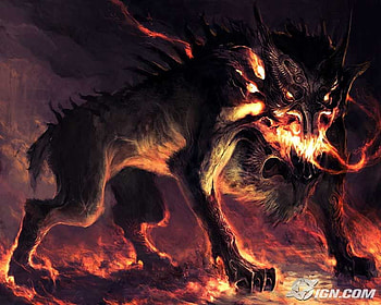 HUNTER HOUND, prince of persia the two thrones, hunter, enemies, ubisoft, demon, pop t2t, pop, prince of persia, adventure, action, 2005, video game, game, danger, fire, eye HD wallpaper