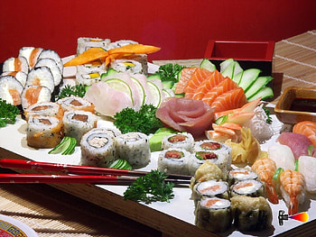 Food, Sushi HD wallpaper